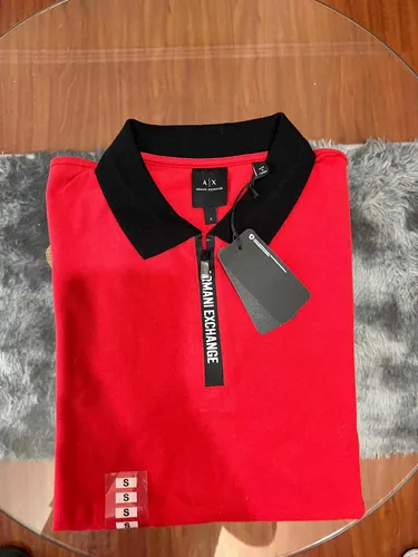 Polera armani negra sales