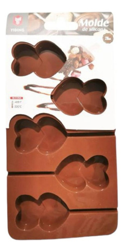 Set 3 Molde De Silicona Forma De Corazon 20cm