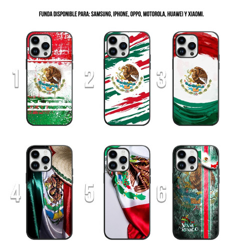 Funda Case Protectora Bandera De México #3