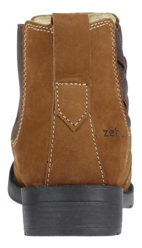 Botina Cano Curto Feminina Zebu Original Castor 24134