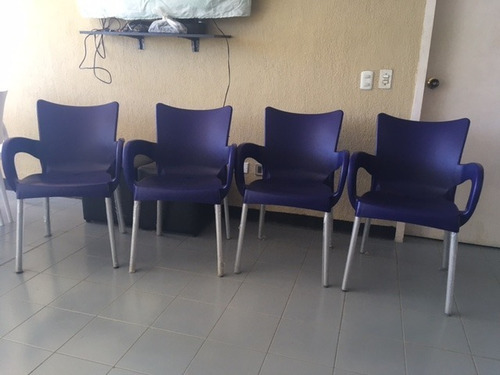 Imagen 3 de 7 de Sillas De Polipropileno, Restauran, Cafetin, Comedor, Jardin