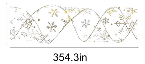 Cinta Con Forma De Copo De Nieve Para Navidad, Cinta Con Ala