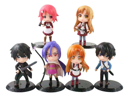 Juguetes De Figuras De Acción Kirito Asuna De Sword Art Onli