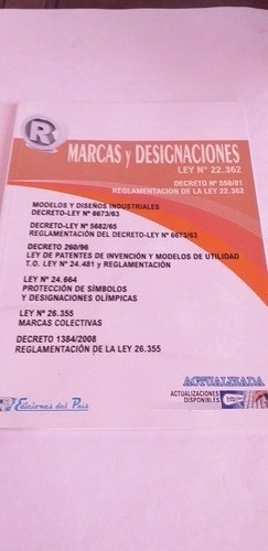 Ley De Marcas Y Designaciones # 22362 Decreto Reglamentario.