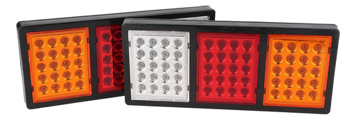 Par De Faros Traseros Para Camión, 60 Led, Brillantes