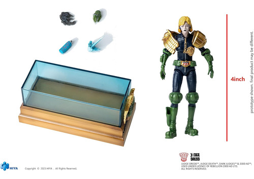 Juez Hiya Toys Juez Dredd: Juez Del Salón De Los Héroes Ande
