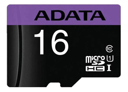 Tarjeta de memoria Adata AUSDH16GUICL10-R  Premier con adaptador SD 16GB
