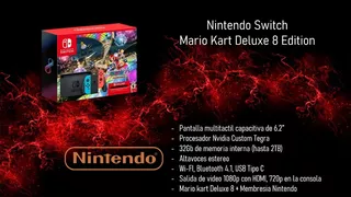 Nintendo Switch - Mario Kart Deluxe 8 - Membresia Nintendo