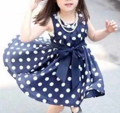 Vestido De Bolinhas Infantil