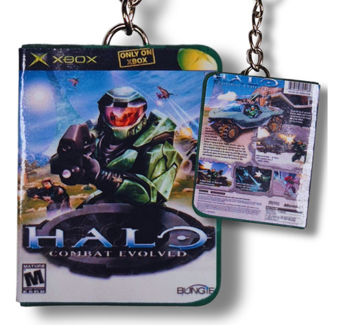 Llavero De Videojuegos Clasicos Xbox Ps2 Y Mas Consolas Halo Ce