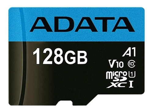 Tarjeta De Memoria Adata Micro Sd  128gb V10 Con Adaptador