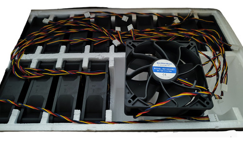 Pack 4 Uni Cooler Ventilador Fan Asic Antminer S19j Pro 2.7a