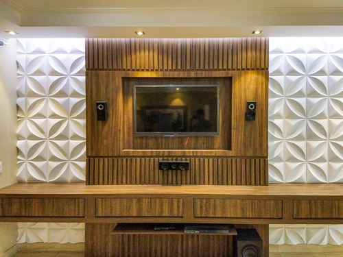 Imagem 7 de 10 de Placas Alto Relevo Ilove3d Revestimento-3d Interno/externo