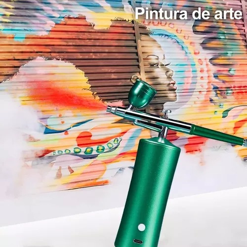 Aerógrafo Recargable Maquillaje Usb Compresor Portátil