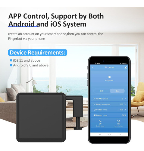 I Smart Mini Fingerbot Mini-controlador Bt Automação