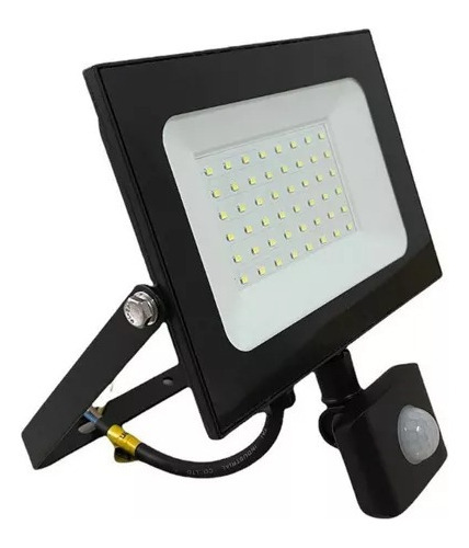 Refletor LED de 50w com sensor 6500k Cold Light 1408m Cor da caixa Cor da luz branca fria Preto 100-240