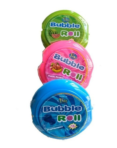 Chicle Metrico Bubble Roll 1.8 Mts Fun  Caja X 8u C820