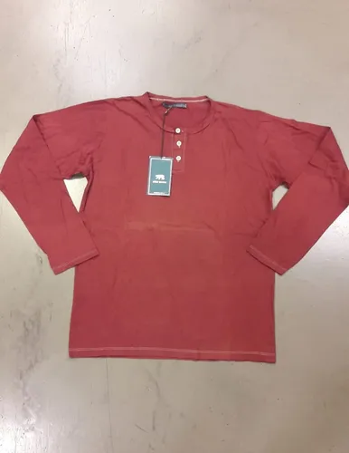 Remera Manga Larga De Hombre Con Botones Segunda Seleccion