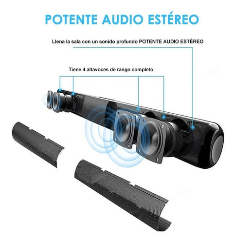 Imagen 2 de 6 de Barra De Sonido Bluetooth Home Theater