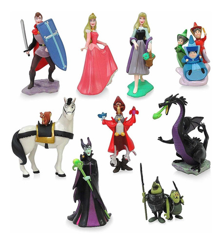 Bella Durmiente Play Set Figuras Deluxe 9 Pzas Disney Store