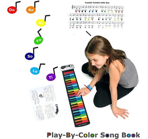Imagen 3 de 7 de Piano Flexible Rock And Roll It - Arcoiris