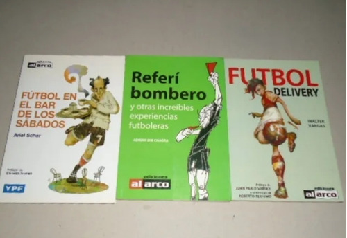 #b Lote 3 Libros Cuentos De Futbol - Ed. Al Arco