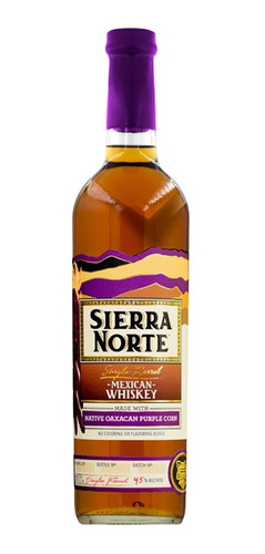 Whiskey Oaxaqueño Sierra Norte Maíz Morado 750ml