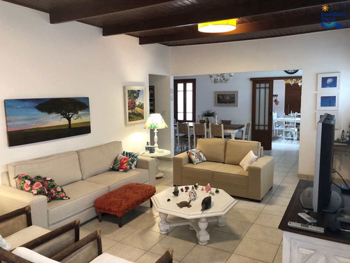 Imagem 1 de 30 de Casa De Condomínio Com 4 Suítes, A 100m Da Praia. - Vca1276