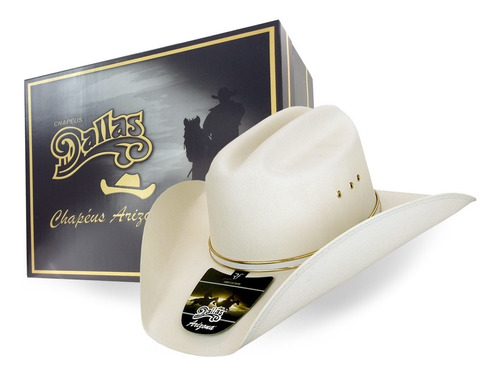 Chapéu Dallas Original Country Classic Banda Ouro - Be-00051