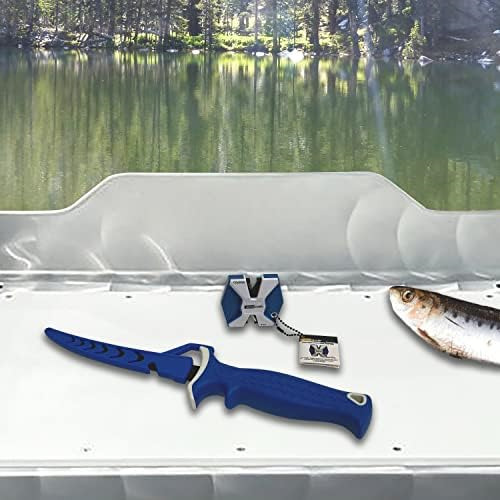 Accusharp Combo: Cuchillo Filete Y Afilador De Filo Experto