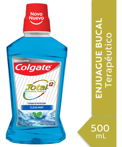 Enjuague Bucal Colgate Total 12 Horas Clean Mint 500ml