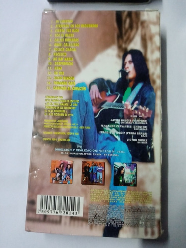 Lote De Vhs Originales Rock Nacional Liran Roll Banda Bostik (Usado)