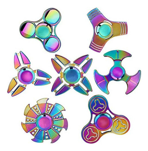 Scione Metal Fidget Spinner Para Niños Adultos, Juguete  [u]