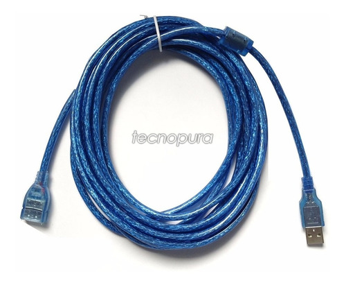 10 Metros Cable Extensión Usb 2.0 Blindado - Macho Hembra