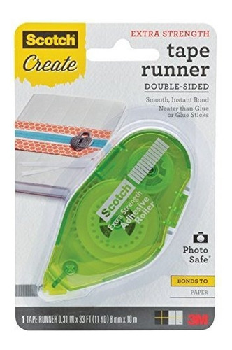 Scotch Tape Runner Extra Resistencia, .31 En X 11 Yd (055-es