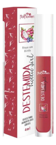 Gloss Labial Destemidas Pitaya Com Mirtilo Aumenta Lábios
