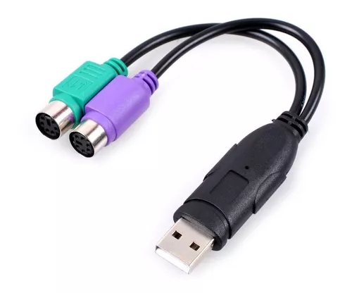 Cable Adaptador Ps2 Usb Teclado Pc Conversor