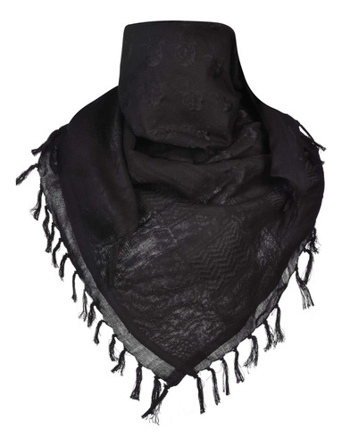 Chinfun 100% Algodão Keffiyeh Cachecol Tático Do Deserto Ca