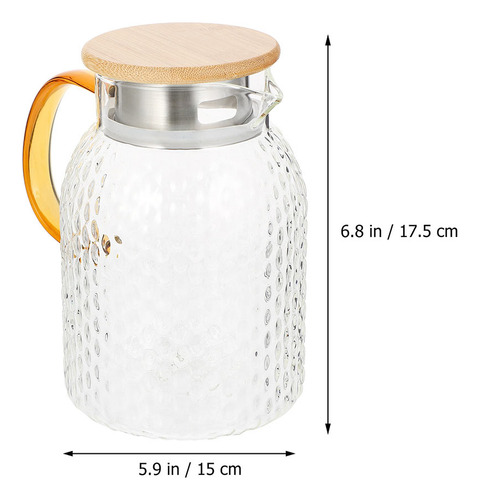 Jarra De Agua Fría De Vidrio Para Máquina