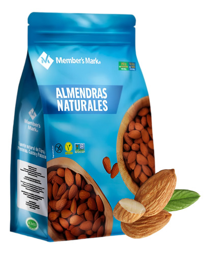 Almendras Naturales Enteras Sin Tostar 907g