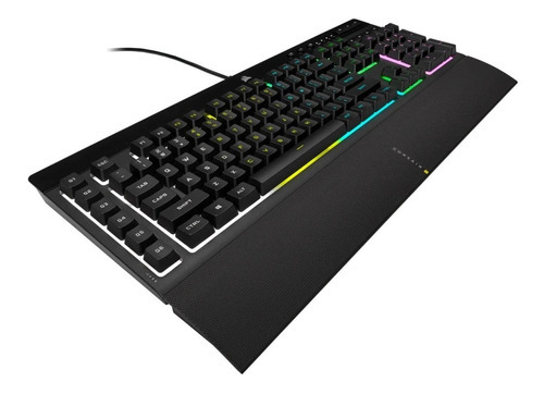 Teclado Corsair K55 Rgb Pro Español Negro Usb