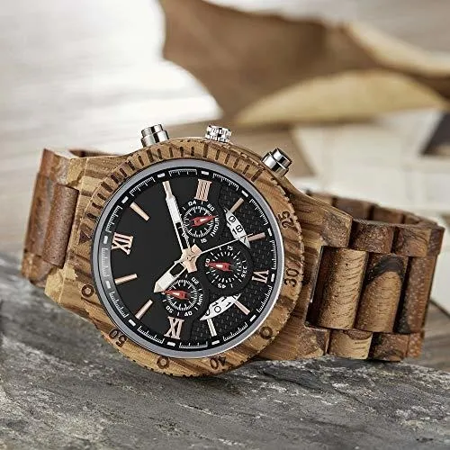 Reloj de madera para hombre sale