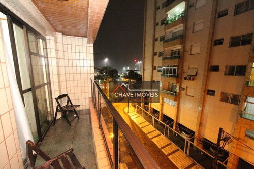Imagem 4 de 12 de Flat Com 1 Dormitório À Venda, 43 M² Por R$ 190.000,00 - Itararé - São Vicente/sp - Fl0010