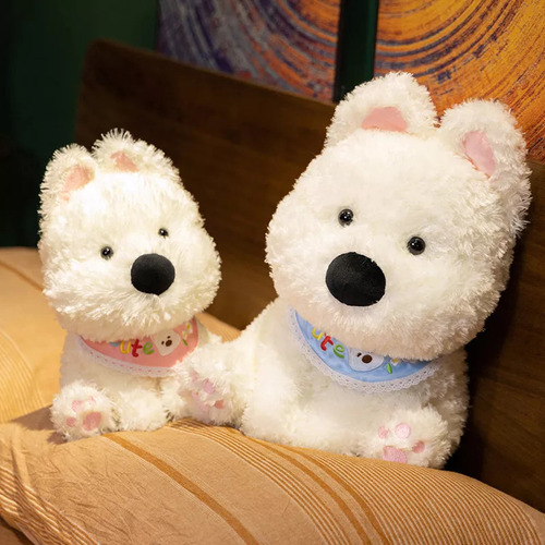 Wa Peluche De West Highland Sentado, Regalo De Cumpleaños