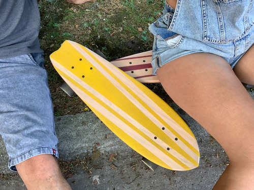Cruiser Old School Dzt Skate 25.6'' 9 Capas Madera Lenga