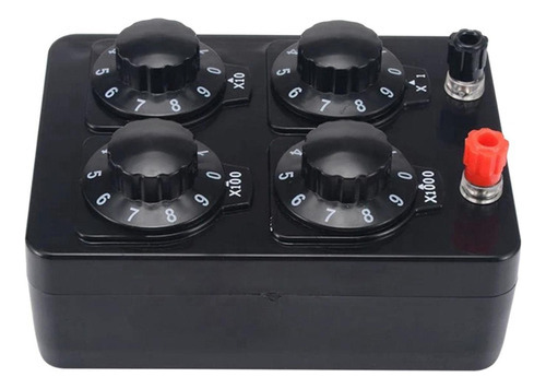 Caja De Resistencia Variable Instrumento De 0-9999 Ohmios