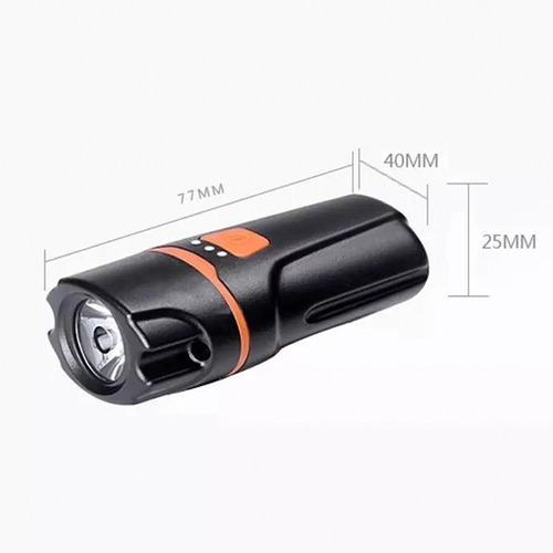 Luz Frontal 320 Lumen Recargable Por Usb