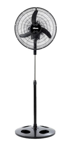 Ventilador De Pie Liliana Vprn18 Negro 3 Palas Plástico 18