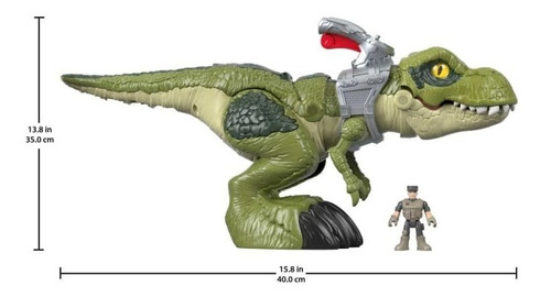 Dinosaurio Trex Mega Mordida Imaginex Jurassic World Mattel