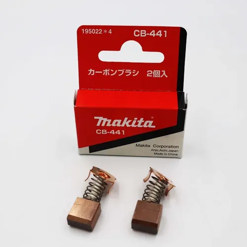 Balais De Charbon CB-441 Compatibles Makita BJR181 BHR202 BTW450 BHS630 - Paire De Rechange Haute Résistance